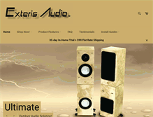 Tablet Screenshot of exterisaudio.com